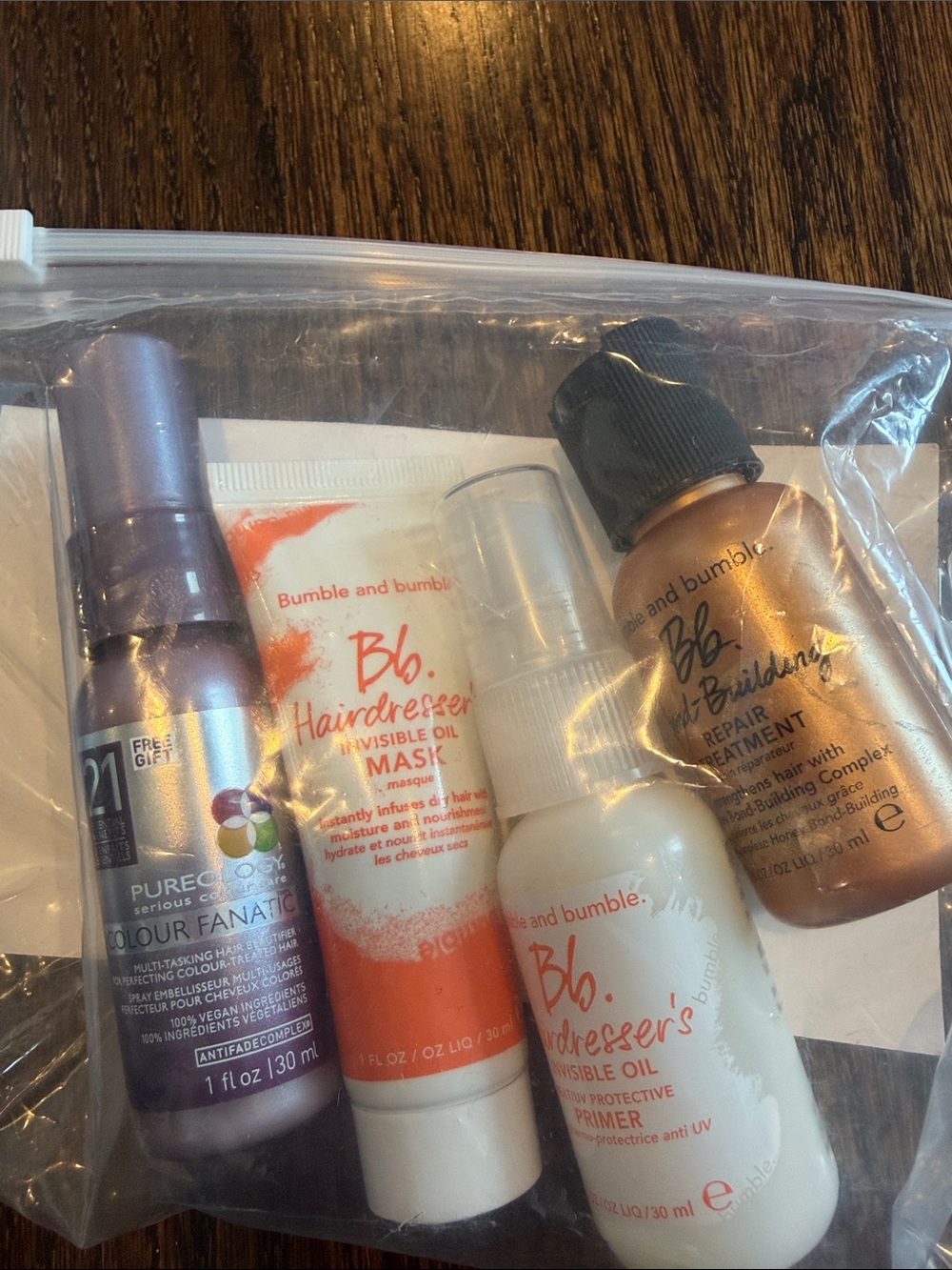 Bumble and Bumble invisible oil bond building minis